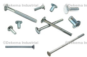 2.50 Inch Long Carriage Bolts