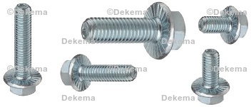 Grade 5 Serrated Flange Bolts