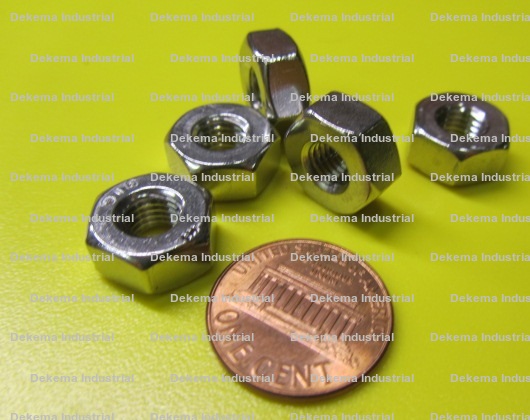 1/4-20 1/4-28 Stainless Steel Hex Nuts