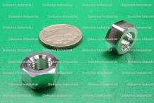 5/16-18 aluminum hex nut