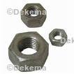 1/4-20 Galvanized Hex Nuts