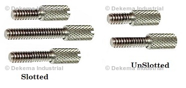 Narrow Head Knurled Thumb Screw